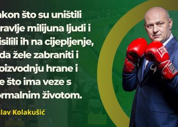 Mislav Kolakušić: Lažnim cjepivima htjeli su uništiti prirodni imunitet, a sada žele uništiti i prirodnu hranu